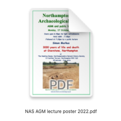AGM October 2022 and public lecture