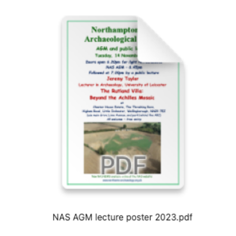 AGM November 2023 and public lecture